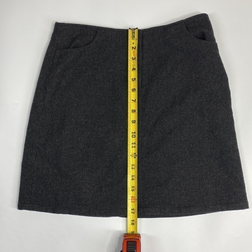 Vintage American Eagle Black Wool Blend Pencil Skirt Korea Size 8 - Picture 3 of 9
